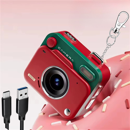 📷 Mini Cámara Retro Portátil  Pequeña en tamaño. Grande en estilo.