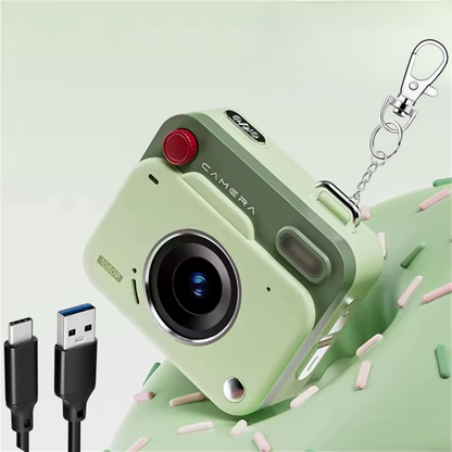 📷 Mini Cámara Retro Portátil  Pequeña en tamaño. Grande en estilo.